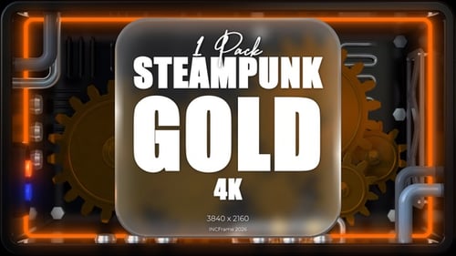 Steampunk Gold 4K
