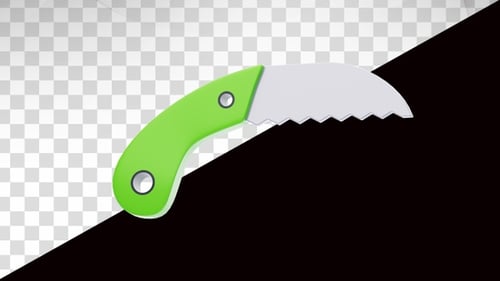 3D Animation of Pruning Saw