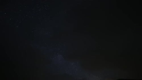8K Stars In The Blue Night Sky