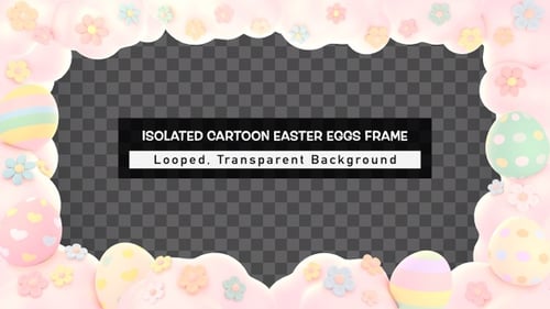 Pastel Easter Egg Frame Animation