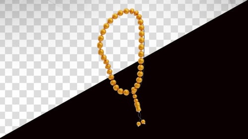Animation 3D de perles de prière