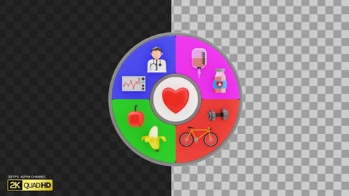 3D Health and Medical | Alpha Channel