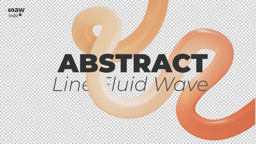 Abstract Fluid 3D Animated Tube with Color Shift Loop