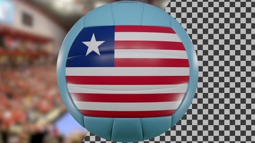 Volleyball Spinning Liberia | UHD | 60fps