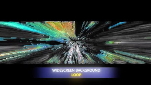 Vj Liquid Glitch Background