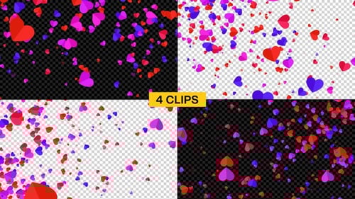 Hearts Falling Pack Alpha Loop