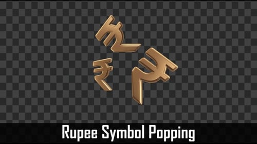 Symbole de la roupie qui apparaît