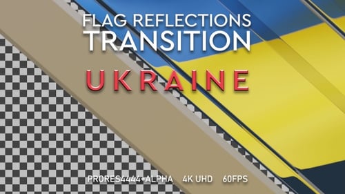 Übergang zur Flagge der Ukraine | UHD | 60fps