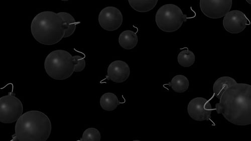 Falling Sphere Bombs