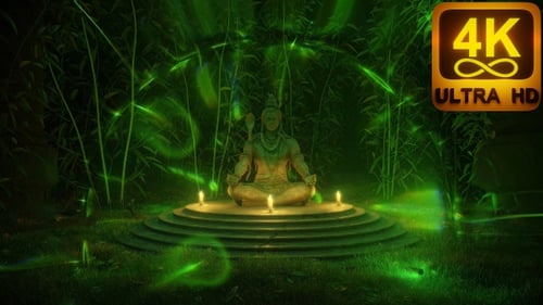 Powerful Spiritual hindu healing Energy field Heart Chakra Meditation Green aura 3d vj loop pattern