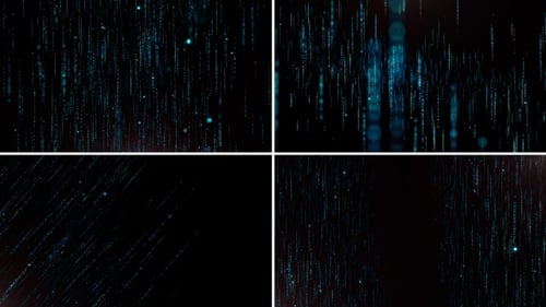 Abstract Glitter Particle Lines Pack