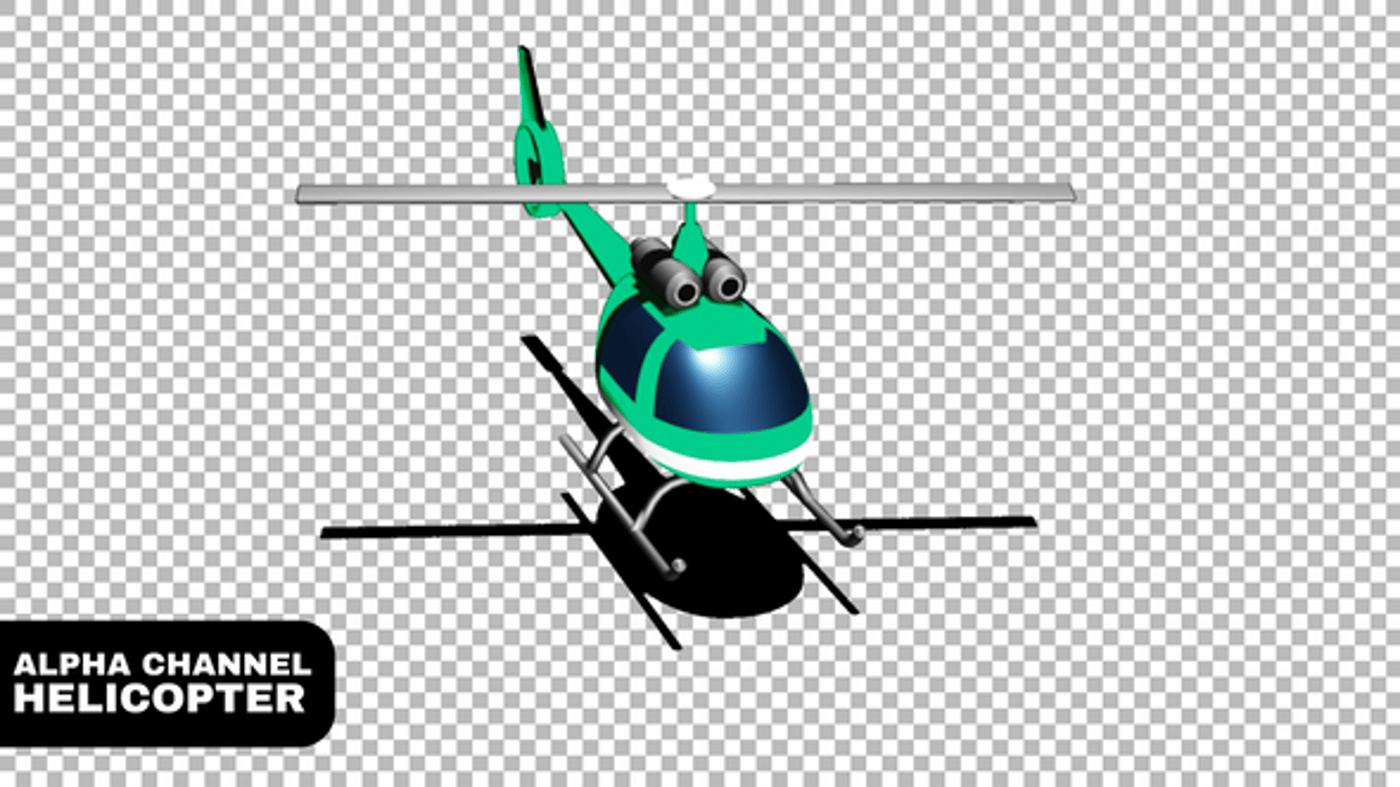 Animated Helicopter alpha channel , Backgrounds Motion Graphics ft. 3d ...