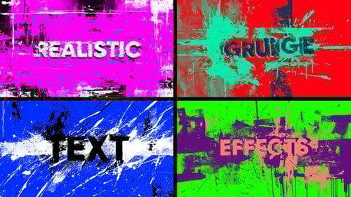 Grunge Text Effects (6 Pack)