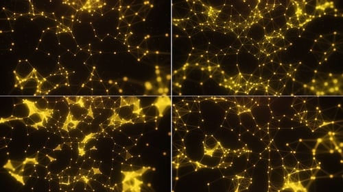 Gold Plexus Particles