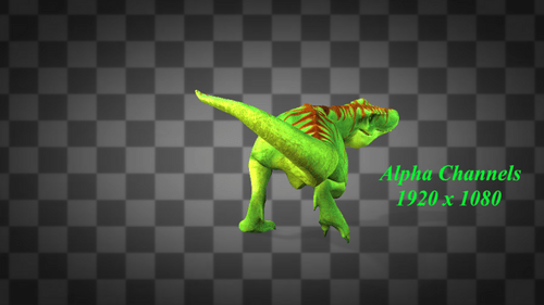 Dinosaurierschwanzangriff Idle 2