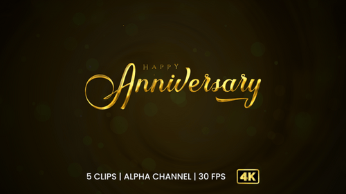 Animation de texte de joyeux anniversaire