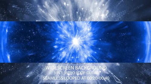 Galaxieblaue Partikel