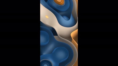 Courbes bleues abstraites