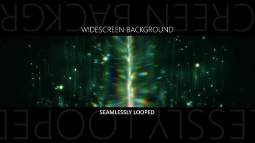 Green Abstract Widescreen Background Loop