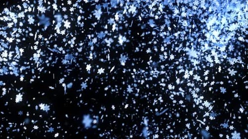 Strong Snowfall In 4K