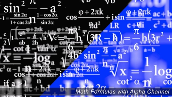 Mathematical Formulas, Backgrounds Motion Graphics ft. algebra & book ...