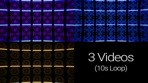 Scrolling Modern Tile Lights Pack