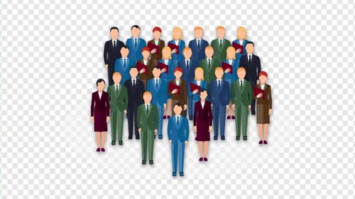 Group People Office Team Alpha