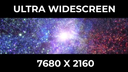 8K Ultra-Wide Cosmic Starfield