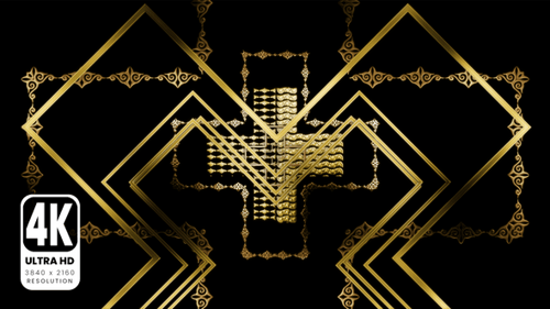 Abstract Ethnic Art Deco 02 4K