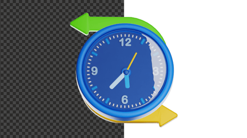 Flexibilidad temporal de animación de iconos 3D
