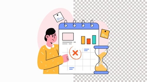 Project Deadline Animation Alpha Channel