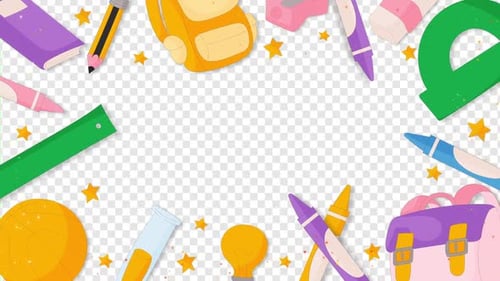 Back To School Frame Alpha