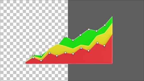 3D Growing Graph | Alpha Channel