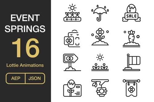 Event Springs Icons Pack