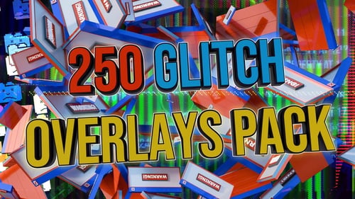 Dynamic Glitch Overlays and Elements