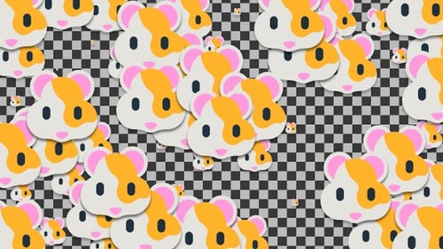 Emoji-Hamster-Übergang | UHD | 60 Bilder pro Sekunde