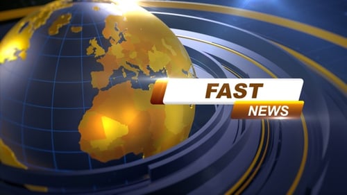 Modern Animated Globe News Broadcast Opener