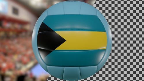 Volleyball spinning Bahamas | UHD | 60fps