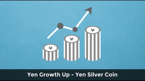 Yen Growth Up - Yen Silver Coin