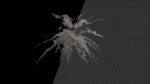 Realistic Smoke Explosion Reveal Transition