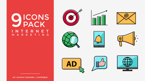 Internet-Marketing-Icon-Paket