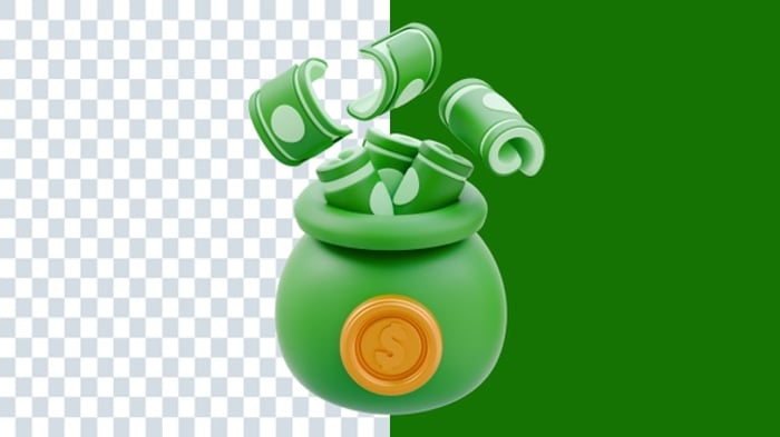 Money 3D Animations | Alpha Channel, Elements Motion Graphics ft. money ...