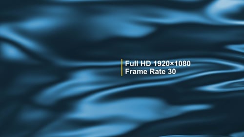 Fluid Abstract Wavy Blue Background Animation Loop