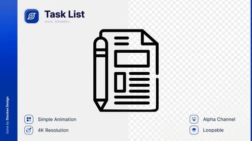 Animation Task List Icon