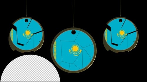 Kasachstan-Flaggen-Symbol