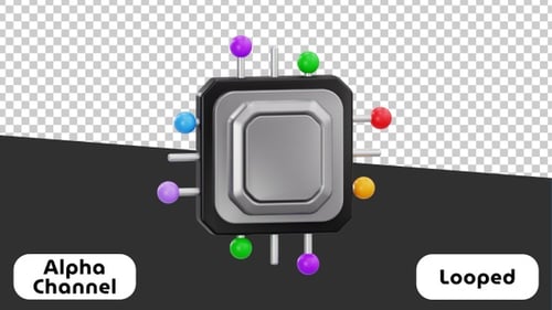 Microchip Dynamics 3D Animation | Alpha Channel
