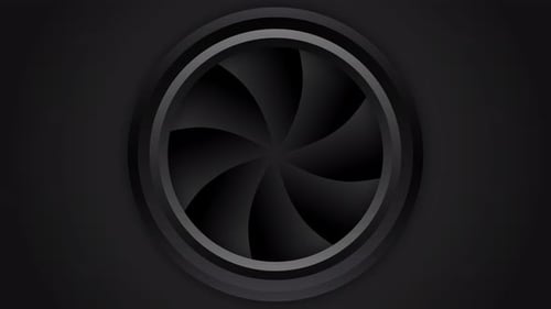 Camera Lens Aperture Reveal Animation