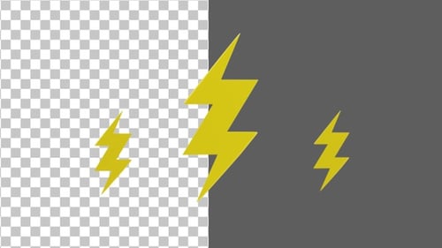 3D Thunder | Alpha Channel