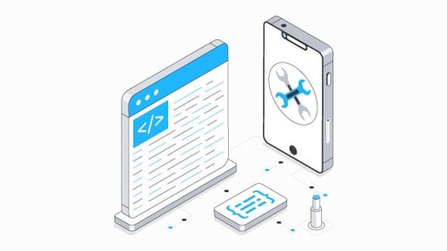 Software Engineering Isometric Animation Alpha Channel