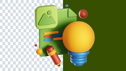 Business Idea 3D Animations | Alpha Channel